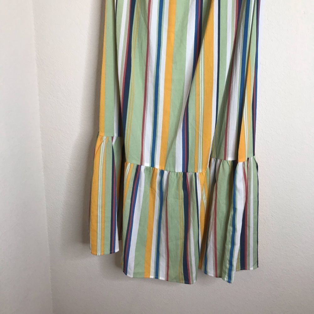 Striped strapless tiered bow front dress‎ - Picture 3 of 7